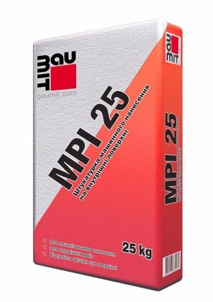 Цементно-вапняна штукатурка Baumit MPI 25, 25 кг 0003 фото