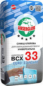 Клей для плитки Anserglob BCX 33, 25 кг 0004 фото