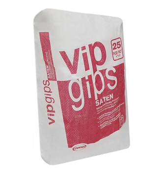 Гіпсова шпаклівка VIPGIPS Saten 25 кг (Туреччина) 0032 фото